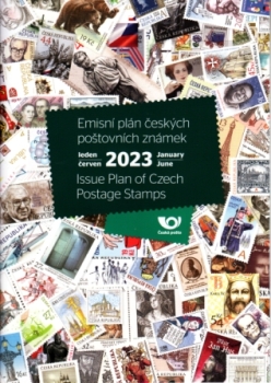 CZ Emisní plán českých poštovních známek 2023 - I. Halbjahr